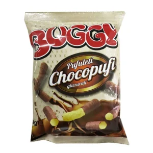 pufuleti cu glazura de cacao buggy chocopufi 40 g