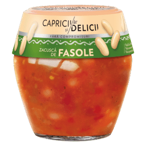 zacusca de fasole capricii si delicii, 550 g