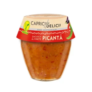 zacusca de vinete picanta capricii si delicii, 290 g