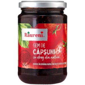răureni gem de căpșuni 370g