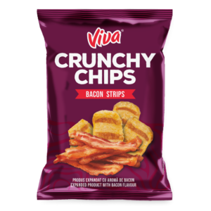 viva crunchy chips bacon style 80g