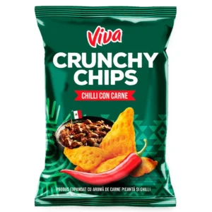 viva crunchy chips chilli con carne 100g