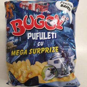 buggy pufuleți cu mega surprize pentru baieti 50gr
