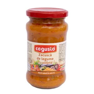 cegusto zacuscă de legume cu vinete 300g