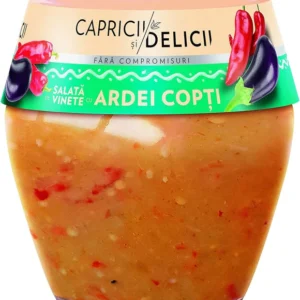 capricii și delicii salată de vinete cu ardei copți 525g