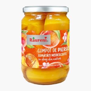 răureni compot de piersici jumătăți 720g
