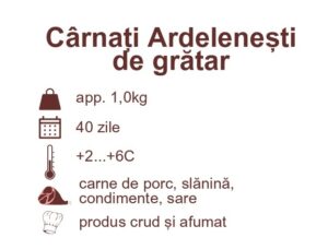 cârnați ardelenești de grătar