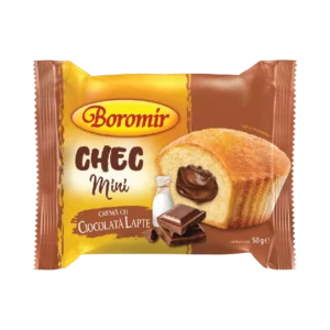 boromir chec mini cremă cu ciocolată și lapte 50g