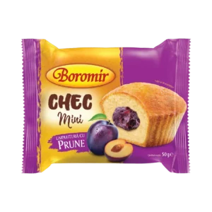 boromir chec mini cu umplutură cu prune 50g