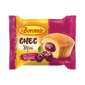 boromir chec mini cu umplutură cu vișine 50g