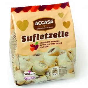 accasĂ sufletzelle cornulețe cu gem din amestec de fructe 400g