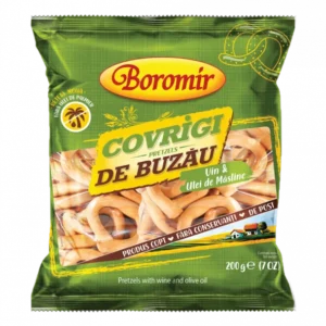 covrigi de buzău frăgeziți cu vin și ulei de măsline 200g