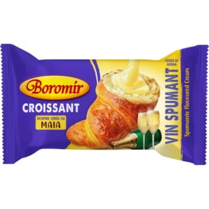 croissant boromir cu cremă cu aromă de vin spumant 60g