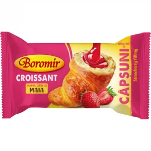 croissant boromir cu umplutură cu căpșuni 60g