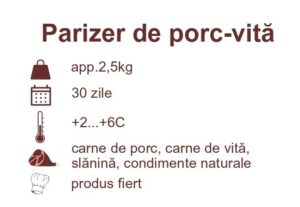 mariflor parizer vită porc