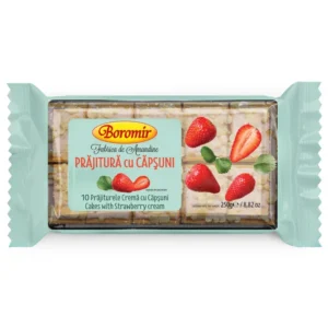 prăjitură cu căpșuni 250g