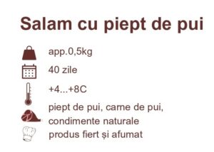 mariflor salam cu piept de pui