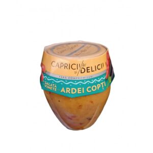 capricii și delicii salată de vinete cu ardei copți 300g