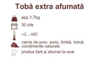 tobă extra afumată