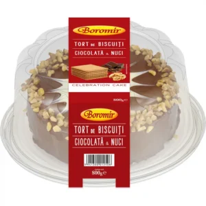 tort de biscuiți ciocolată și nuci 800g